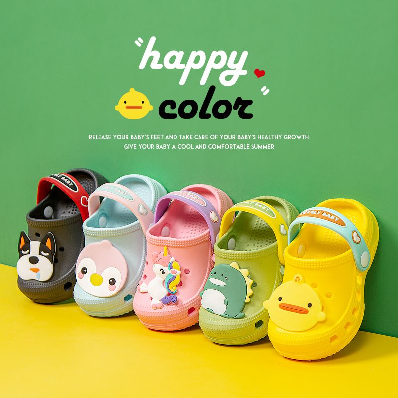 Thick-soled clogs, anti-slip half-toe, summer beach ins trendy women's slippers 65