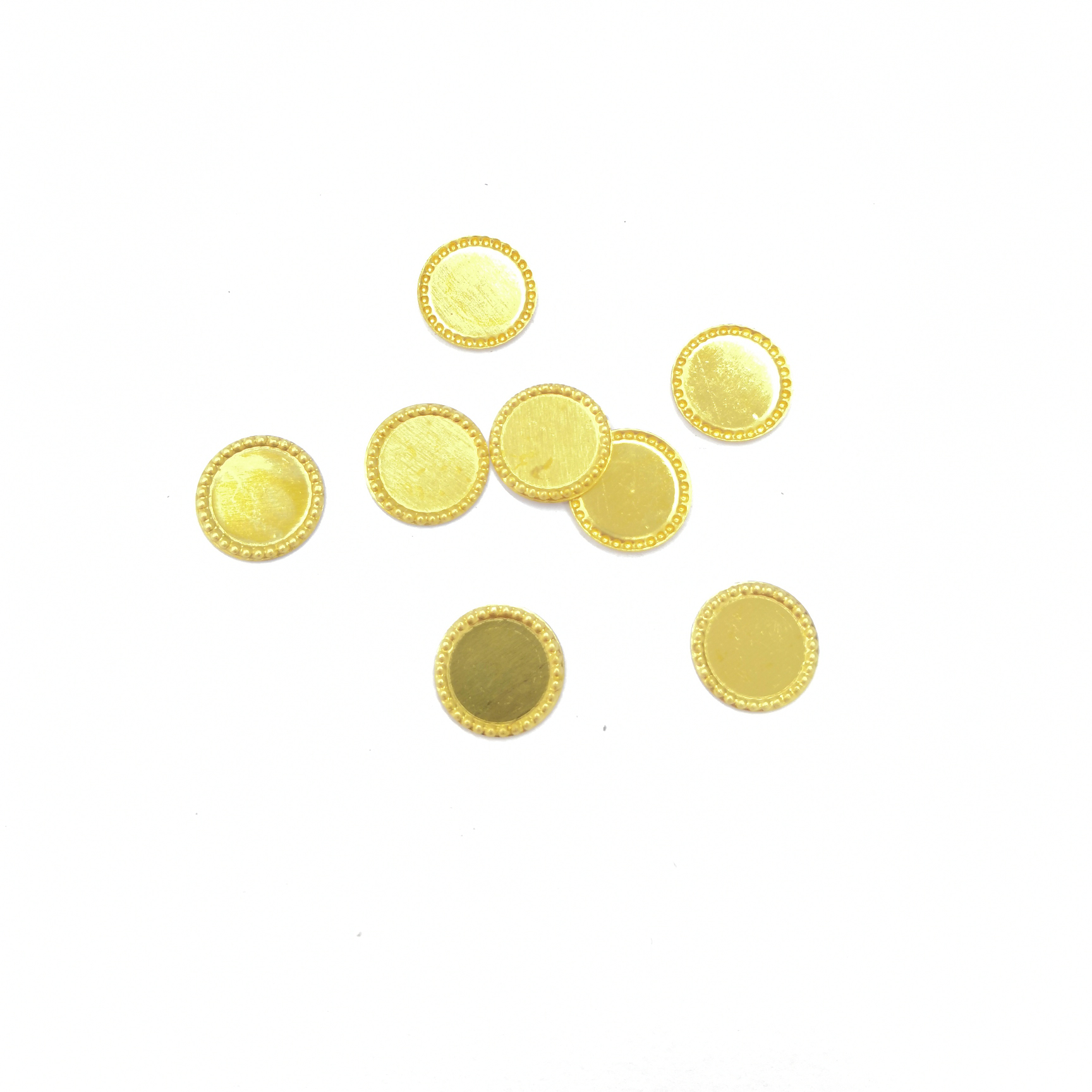 XH05044 Solid concave round wafer without holes