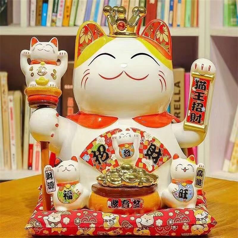 南泰猫王彩色摇手猫开业礼品店铺办公室