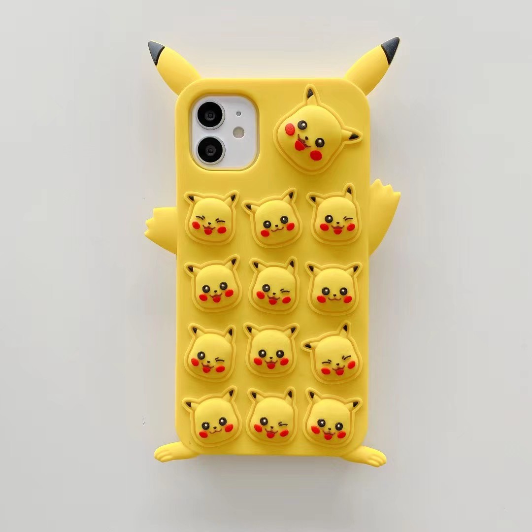 减压泡泡手机壳皮卡丘硅胶保护套 iPhone系列 手机壳 灭鼠先锋详情图8