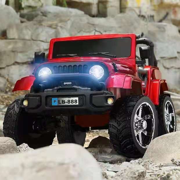 儿童电动汽车四驱越野车可充电四轮带遥控小孩电瓶车可坐双人童车详情图6