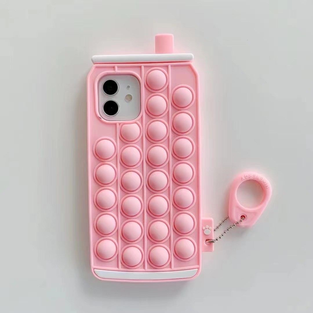 减压泡泡手机壳泡泡饮料杯硅胶保护套 iPhone系列 手机壳 灭鼠先锋详情图6