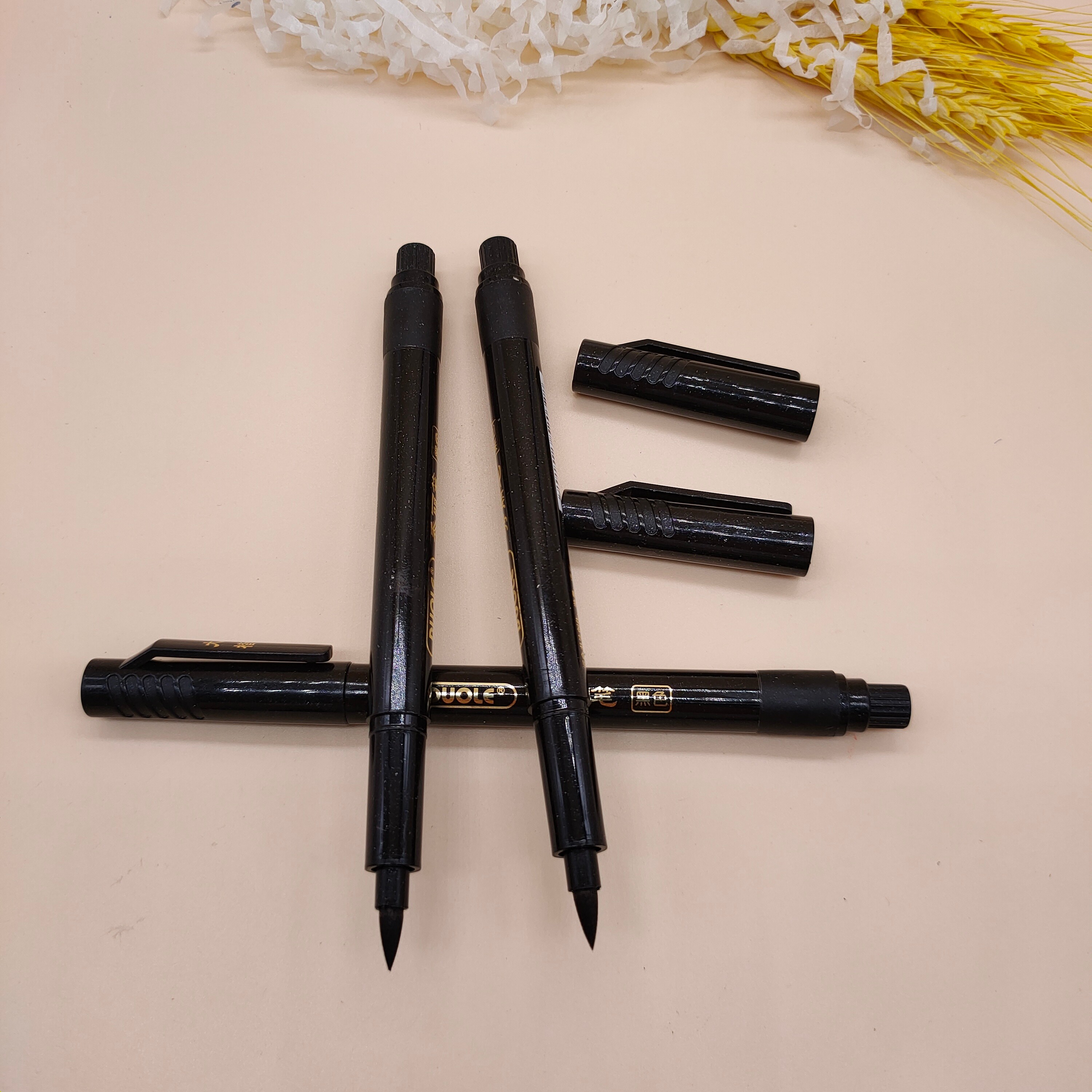 秀丽笔 书法笔 大楷 中楷 小楷 签到笔 签名笔 抄经笔 可加墨黑色详情图7