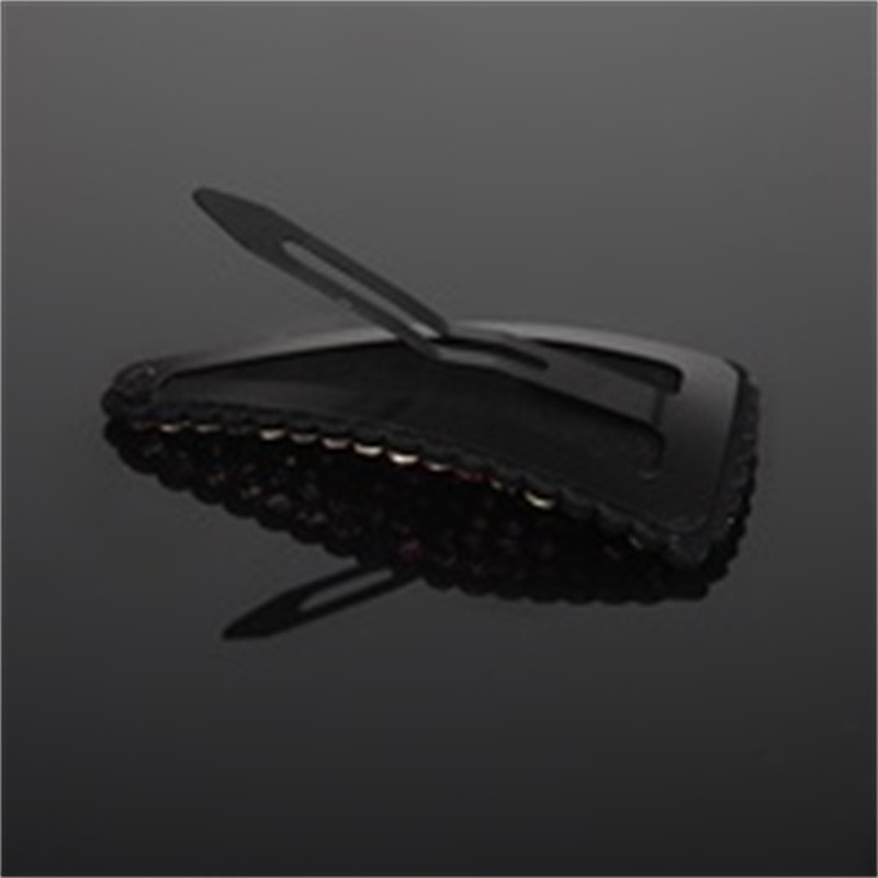 Rhine-Drill Bb Clip Korean Triangle Bangs Beach Clip Full Of Drill Hairpin Clip Broken Hair Clip Hair Accessories Side Clip A Word Clip 1 details Picture