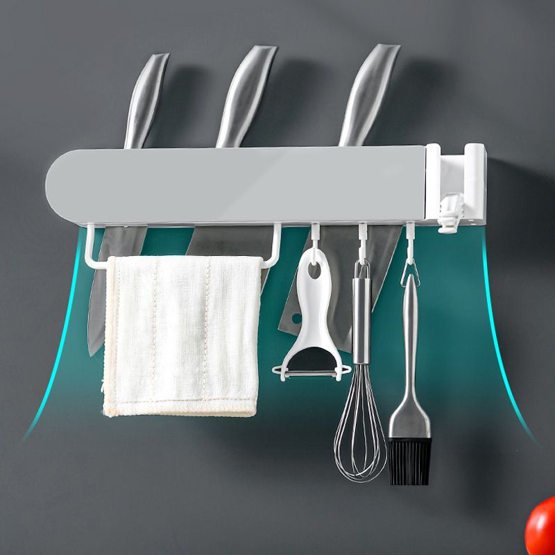 Daily necessities, kitchen storage, wall-mounted plastic knife rack, Japanese fruits, a comprehensive list of household items, simple and no need for drilling Specification drawing
