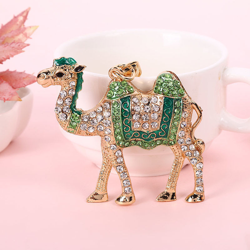 Diamond alloy camel keychain series 9