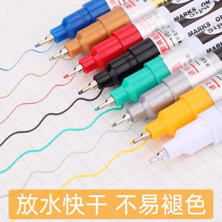 Zhongbai Oil Paint Pen SP150 is an extremely fine, waterproof and non-fading oil-based marker pen that lasts long for graffiti and signature Specification image