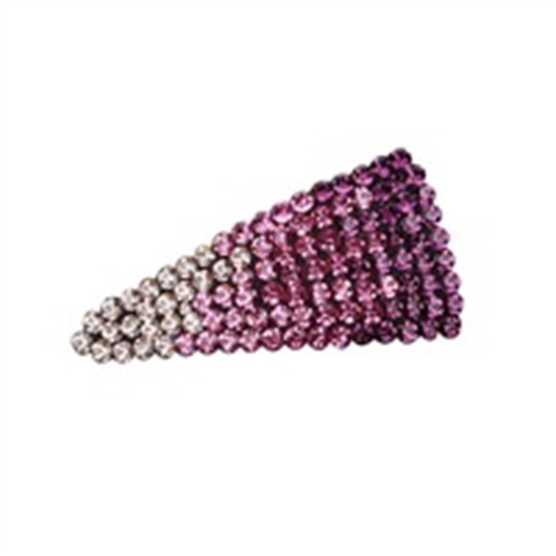 Diamond-Bb Clip Korean Triangle Fringe Clip Full Diamond-Hairpin Clip Broken Hair Clip Hair Accessories Side Clip A Word Clip 3