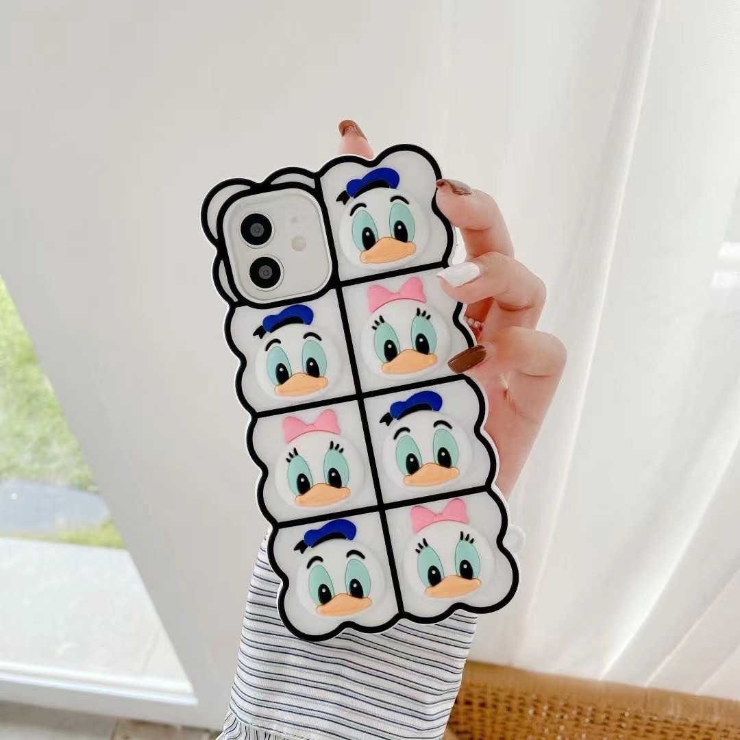减压泡泡手机壳唐老鸭和黛西硅胶保护套 iPhone系列 手机壳 灭鼠先锋详情图3