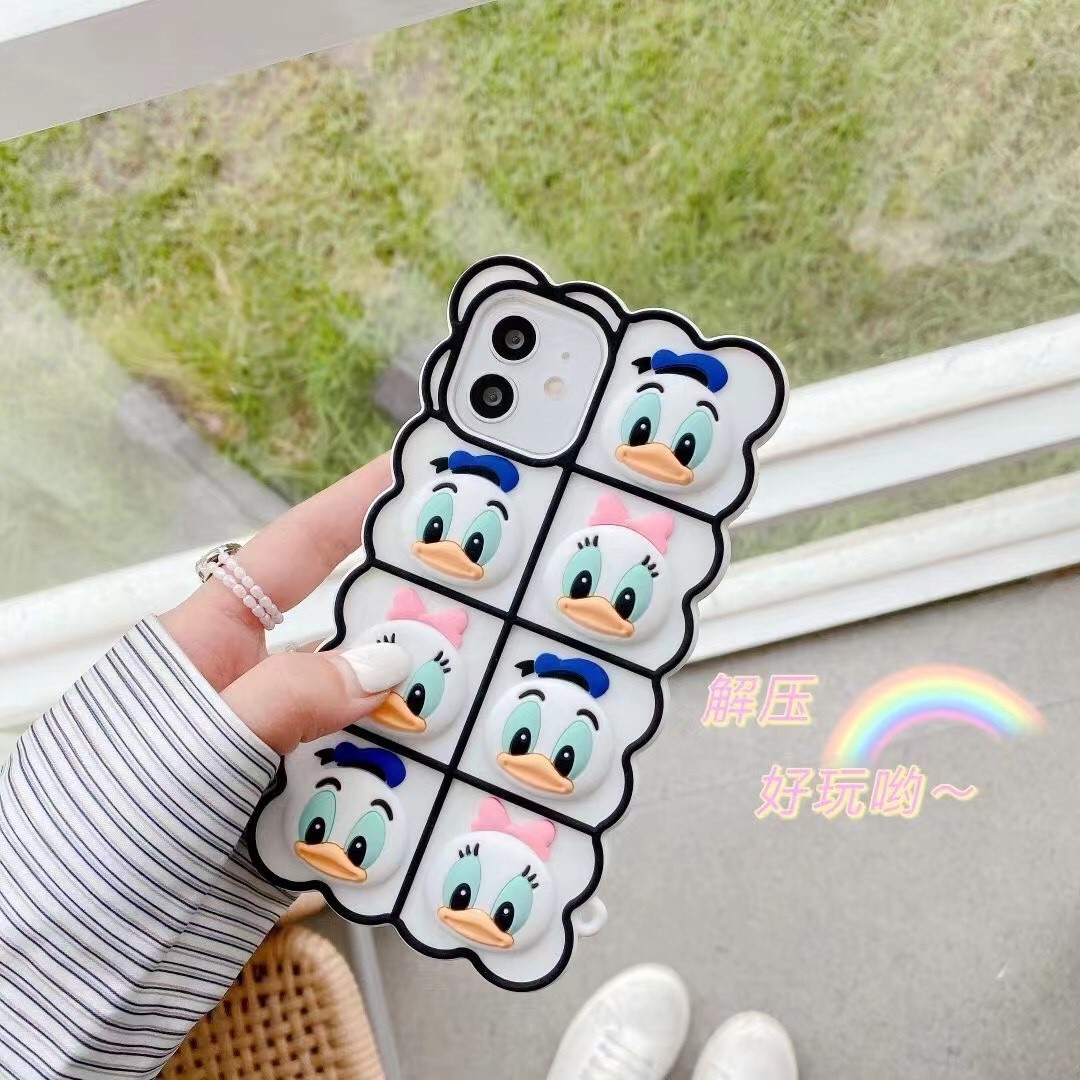 减压泡泡手机壳唐老鸭和黛西硅胶保护套 iPhone系列 手机壳 灭鼠先锋详情图5
