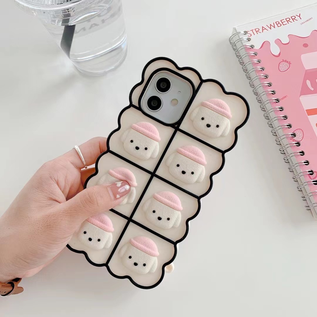 减压泡泡手机壳韩版爆款硅胶保护套 iPhone系列 手机壳 灭鼠先锋详情图3