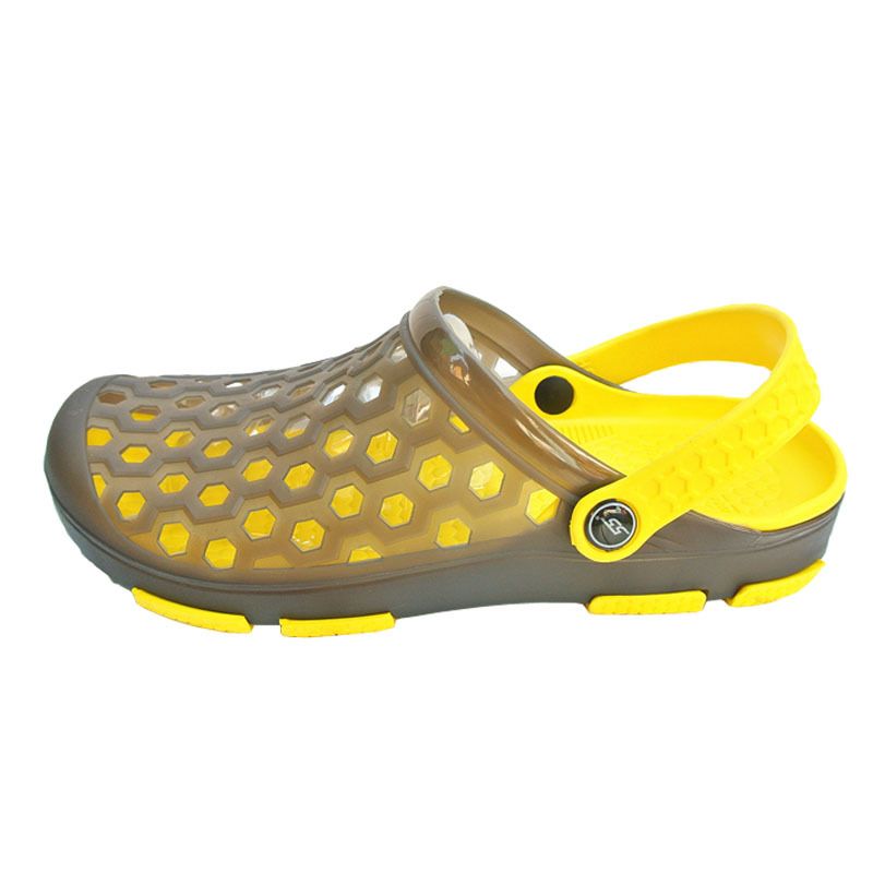 Thick-soled clogs, anti-slip half-toe, summer beach ins trendy women's slippers 47