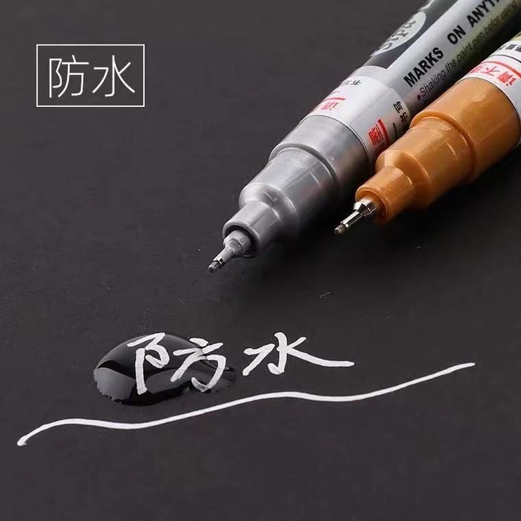 Zhongbai Oil Paint Pen SP150 is an extremely fine, waterproof and non-fading oil-based marker pen that lasts long for graffiti and signature Application Scenario