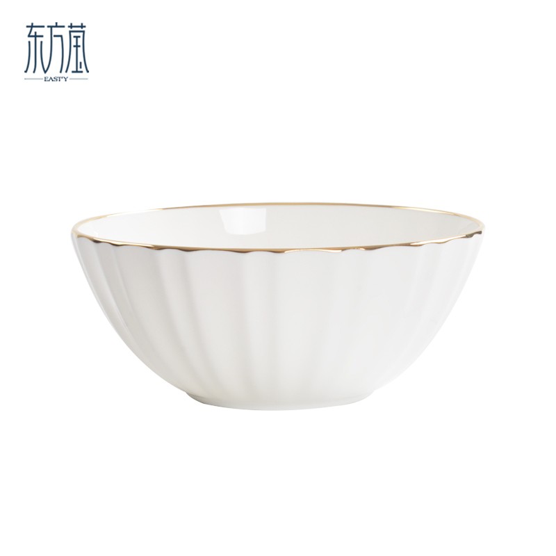 Ceramic bowls, gift bowls, bone China bowls, noodle bowls, soup bowls, small soup bowls, vegetable salad bowls, rice bowls, household rice bowls, small bowls, solid-color ceramics detail image 8