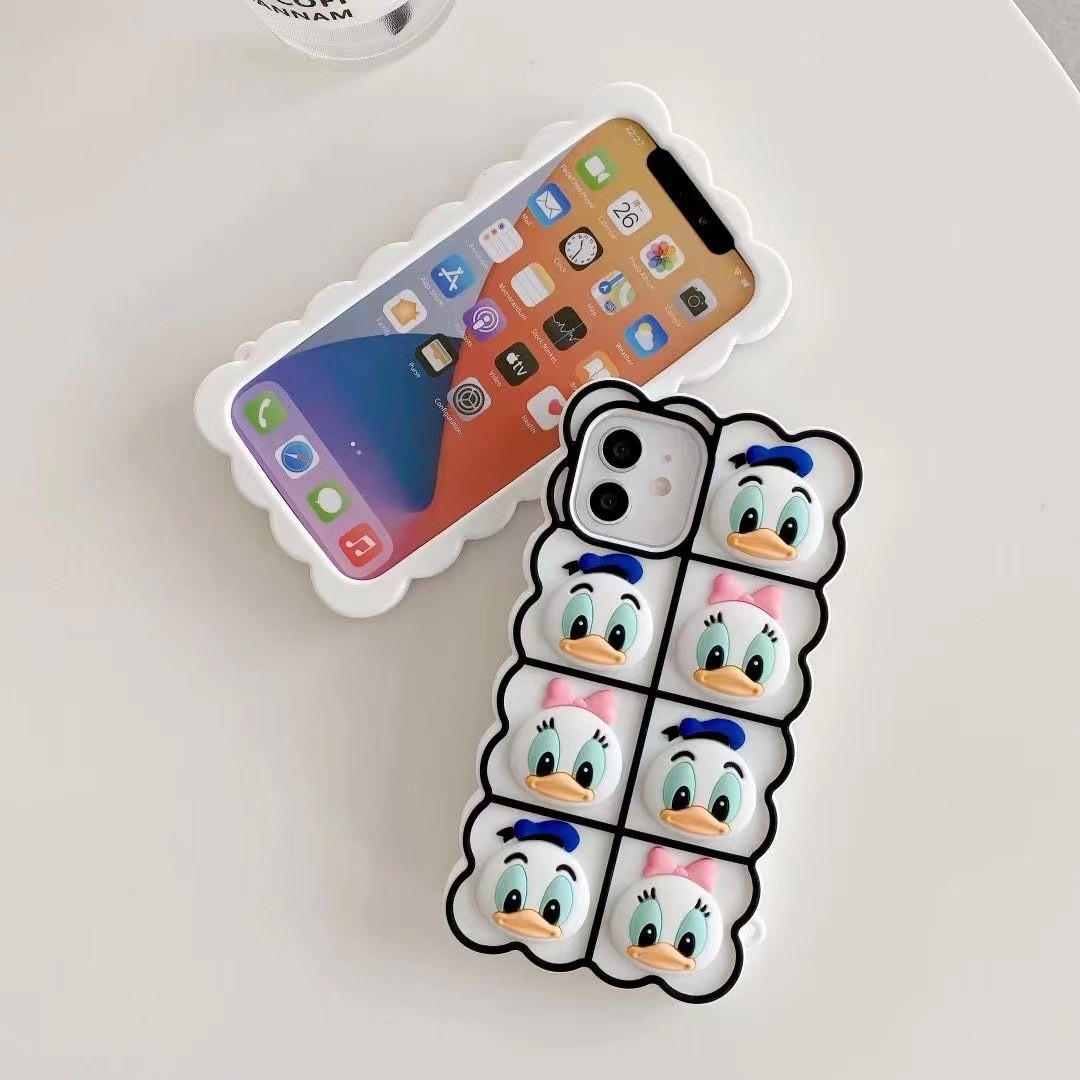 减压泡泡手机壳唐老鸭和黛西硅胶保护套 iPhone系列 手机壳 灭鼠先锋详情图9