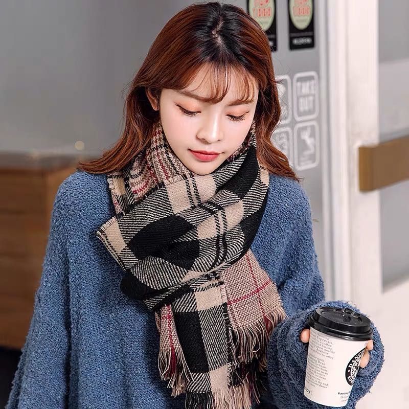 围巾女士欧美风潮流披肩秋冬折扣促销季外套百搭休闲批发445