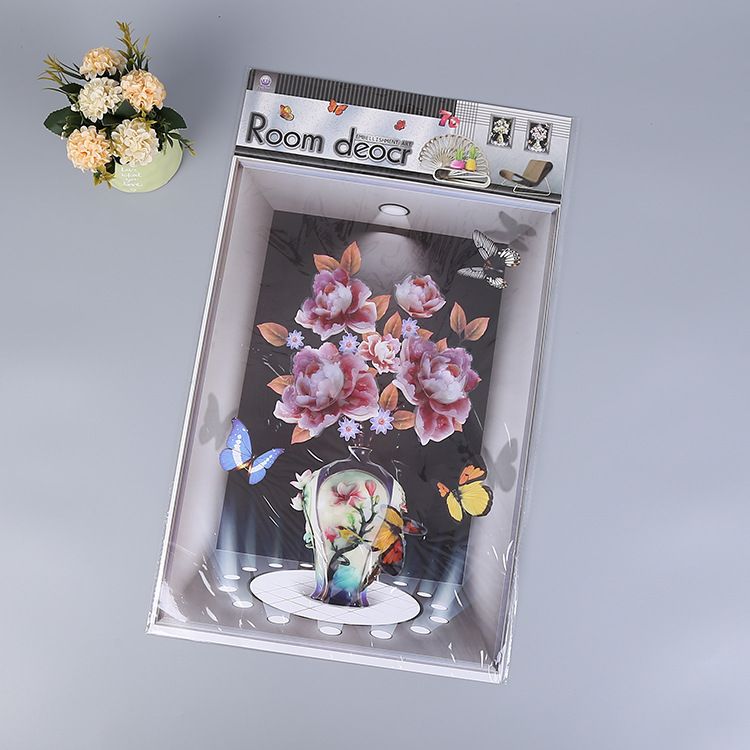 Photo frame wall sticker flower pot wall discount goods three-dimensional sticker kindergarten children room wall sticker