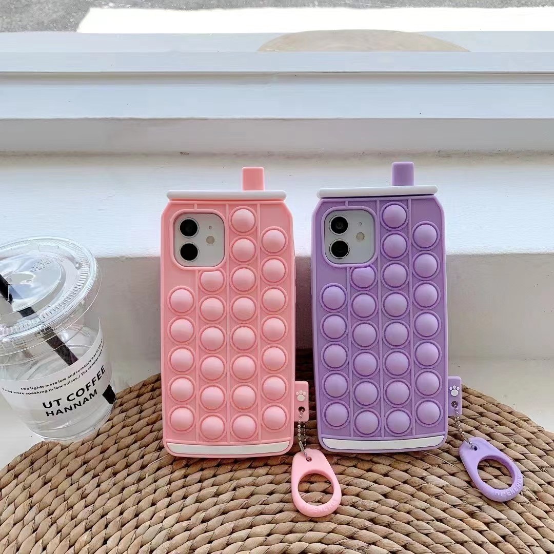 减压泡泡手机壳泡泡饮料杯硅胶保护套 iPhone系列 手机壳 灭鼠先锋详情图7
