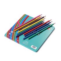 casber hardcover iron box Color pencil drawing art gift for children