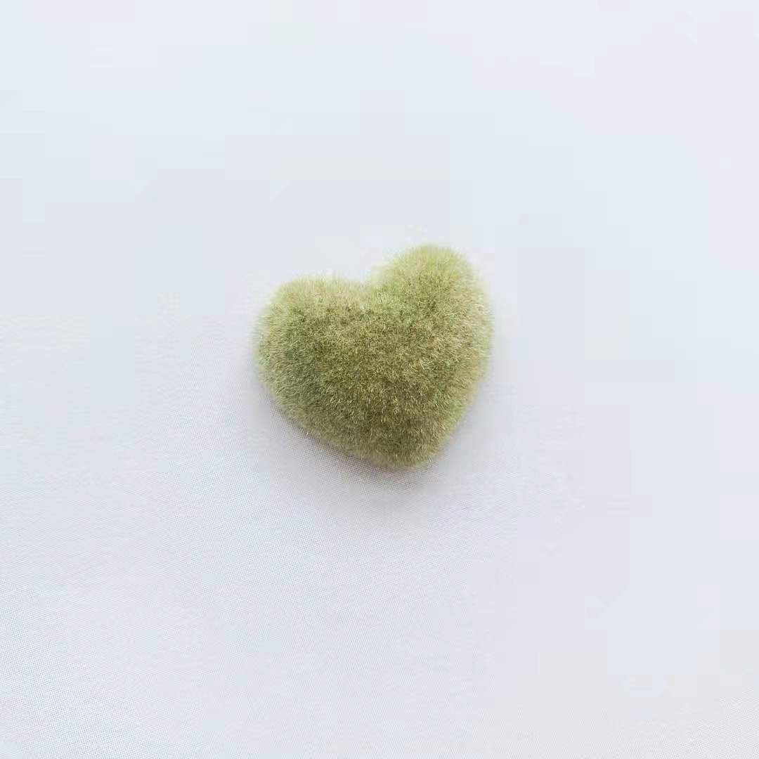 DIY handcrafted jewelry accessories for autumn and winter, plush heart-shaped bead pendants, earrings and earrings materials detail image 6