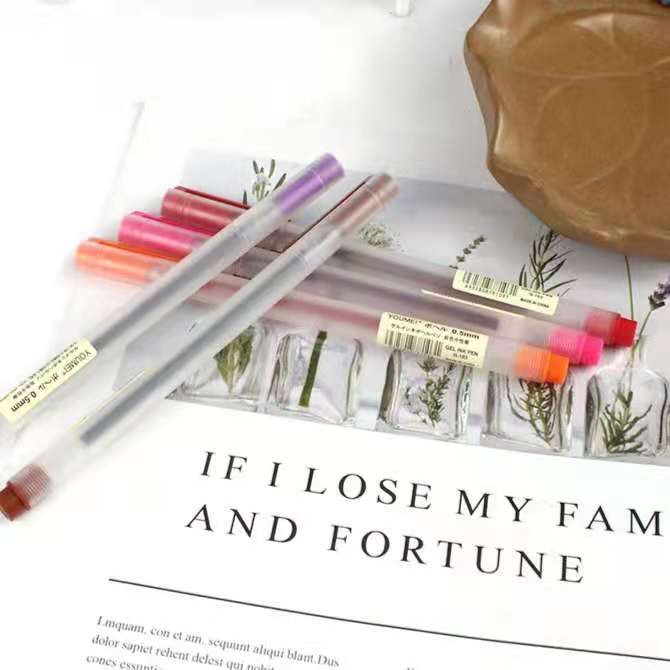 Colored gel pen set, 0.5mm outlining pen, student notebook pen, key point marking pen pic 6