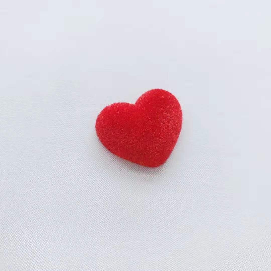 DIY handcrafted jewelry accessories for autumn and winter, plush heart-shaped bead pendants, earrings and earrings materials detail image 12