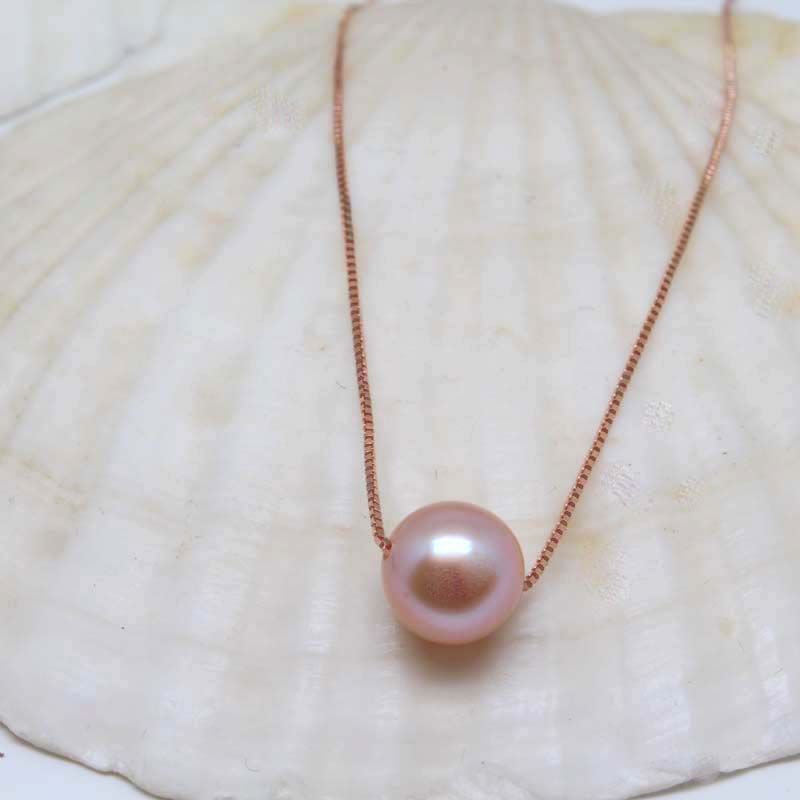 s925 silver necklace silver set chain silver jewelry products natural high round pearl collar manufacturers wholesale thumbnail