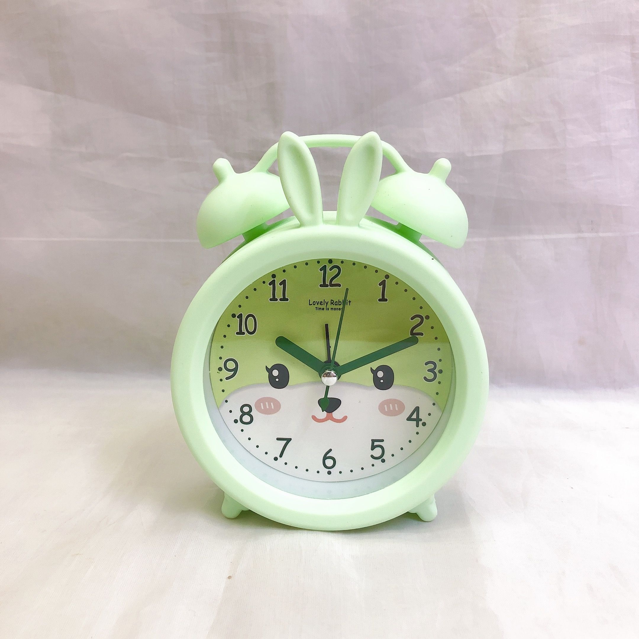 Cartoon alarm clock, student dormitory, creative and cute rabbit bedside clock, timer alarm clock, children's gift Item Picture