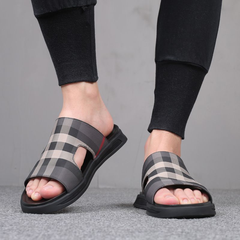 Thick-soled clogs, anti-slip half-toe, summer beach ins trendy women's slippers 119