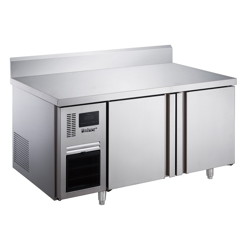 NTC0.4L2B double-door kitchen freezer with backrest detail image 1