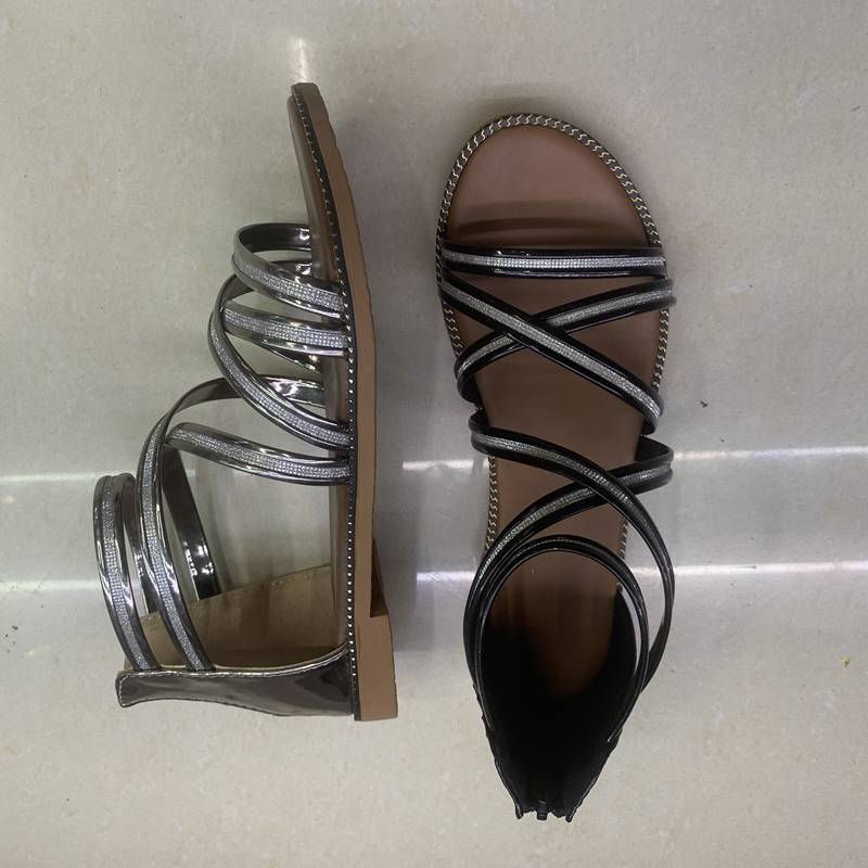 Sandals, fashionable mom shoes, low, medium and high heels, slope root, comfortable, skin-friendly and lightweight women's shoes, summer outdoor sandals. 44413-50. Contact for price change. Welcome to place an order