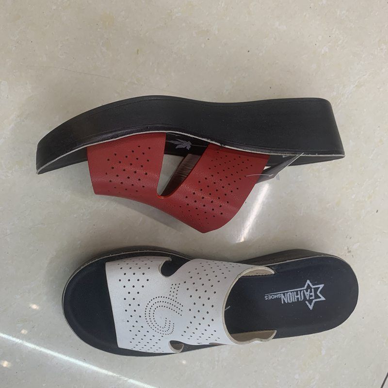 Sandals, fashionable mom shoes, low, medium and high heels, slope root, comfortable, skin-friendly and lightweight women's shoes, summer outdoor sandals. 44413-34 Contact for price change. Welcome to place an order