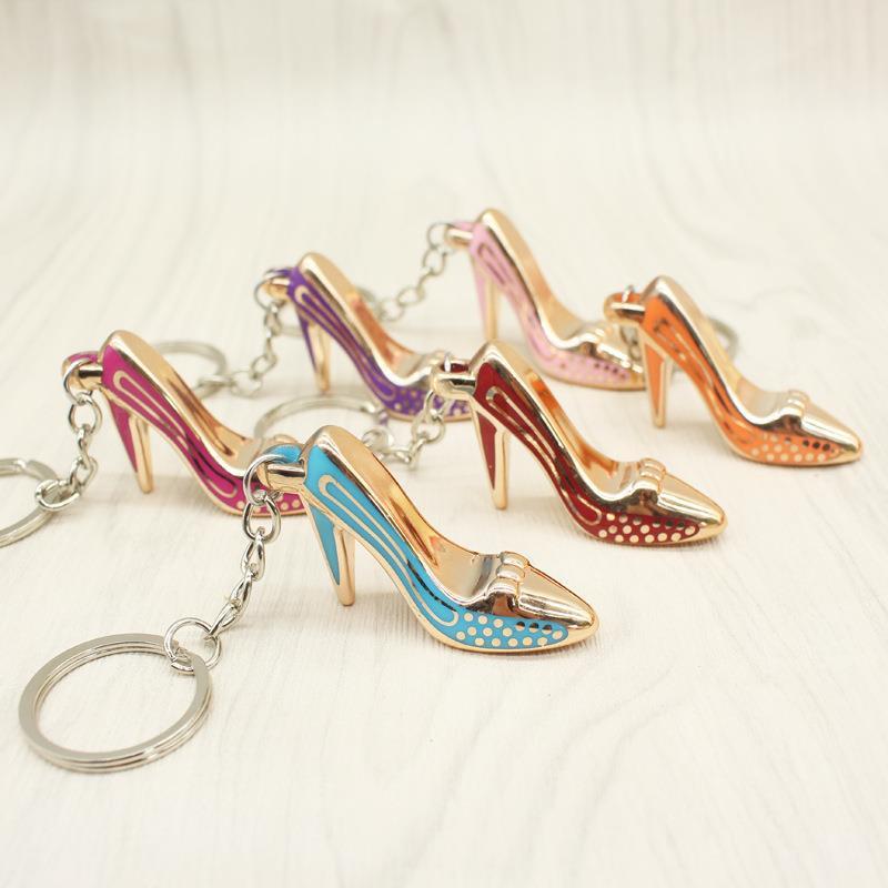 Acrylic electric high heel keychain series mixed 3