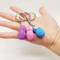 Creative peanut key chain pendant Simulation peanut key chain 5