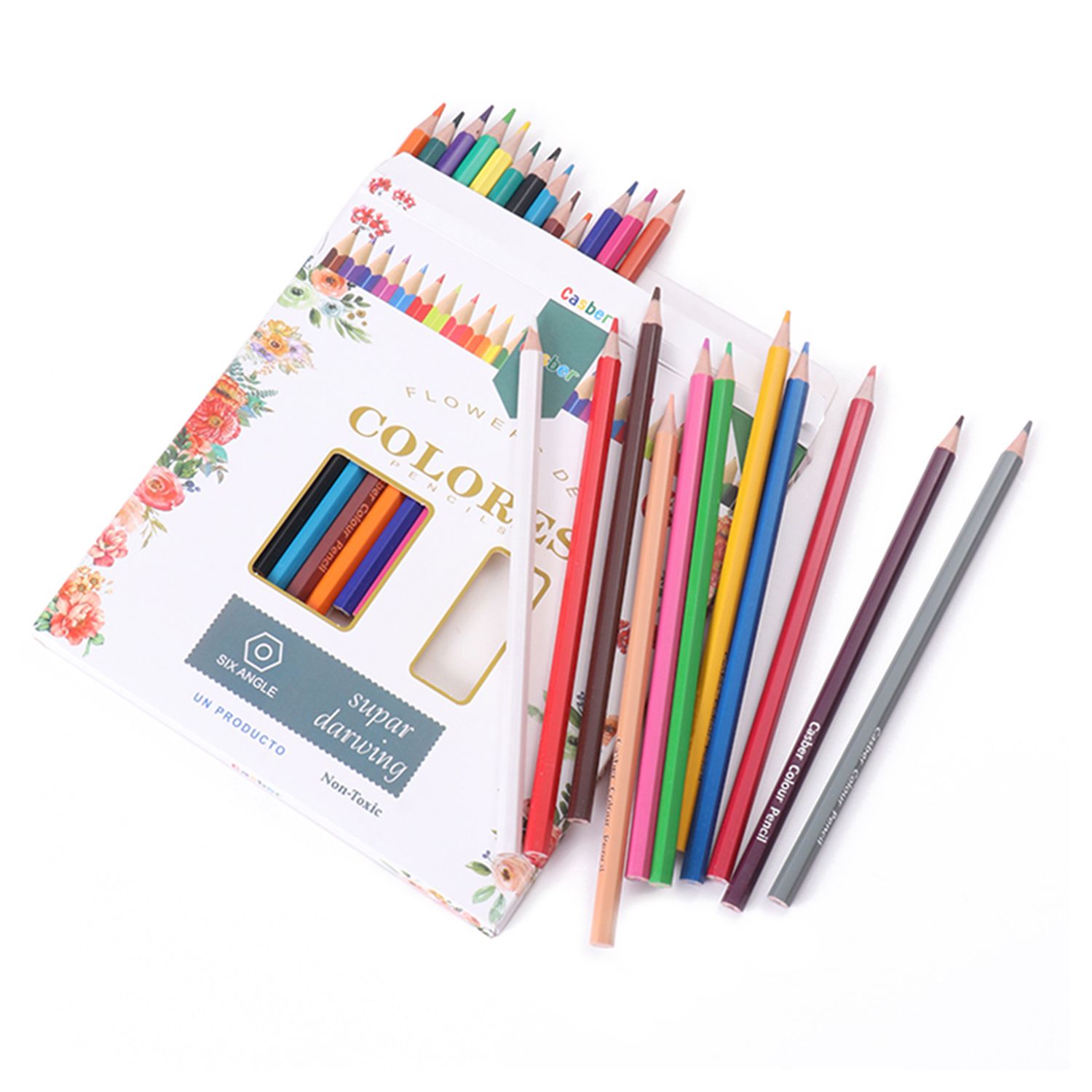 Art painting filling pencil 24 colors