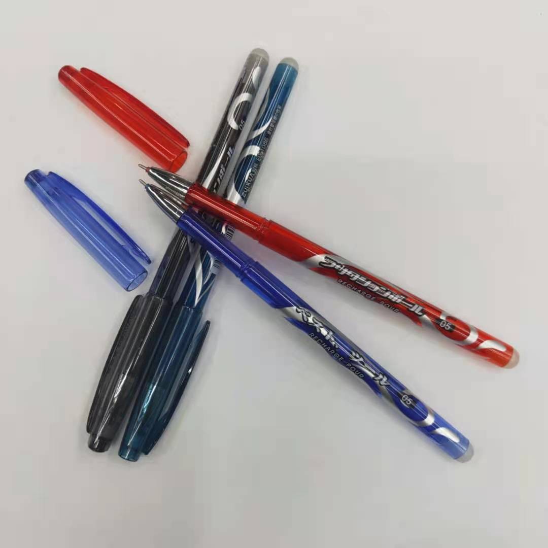 可擦按动中性笔摩摩擦学生可擦 消除笔自带橡皮 0.5mm笔头 详情2