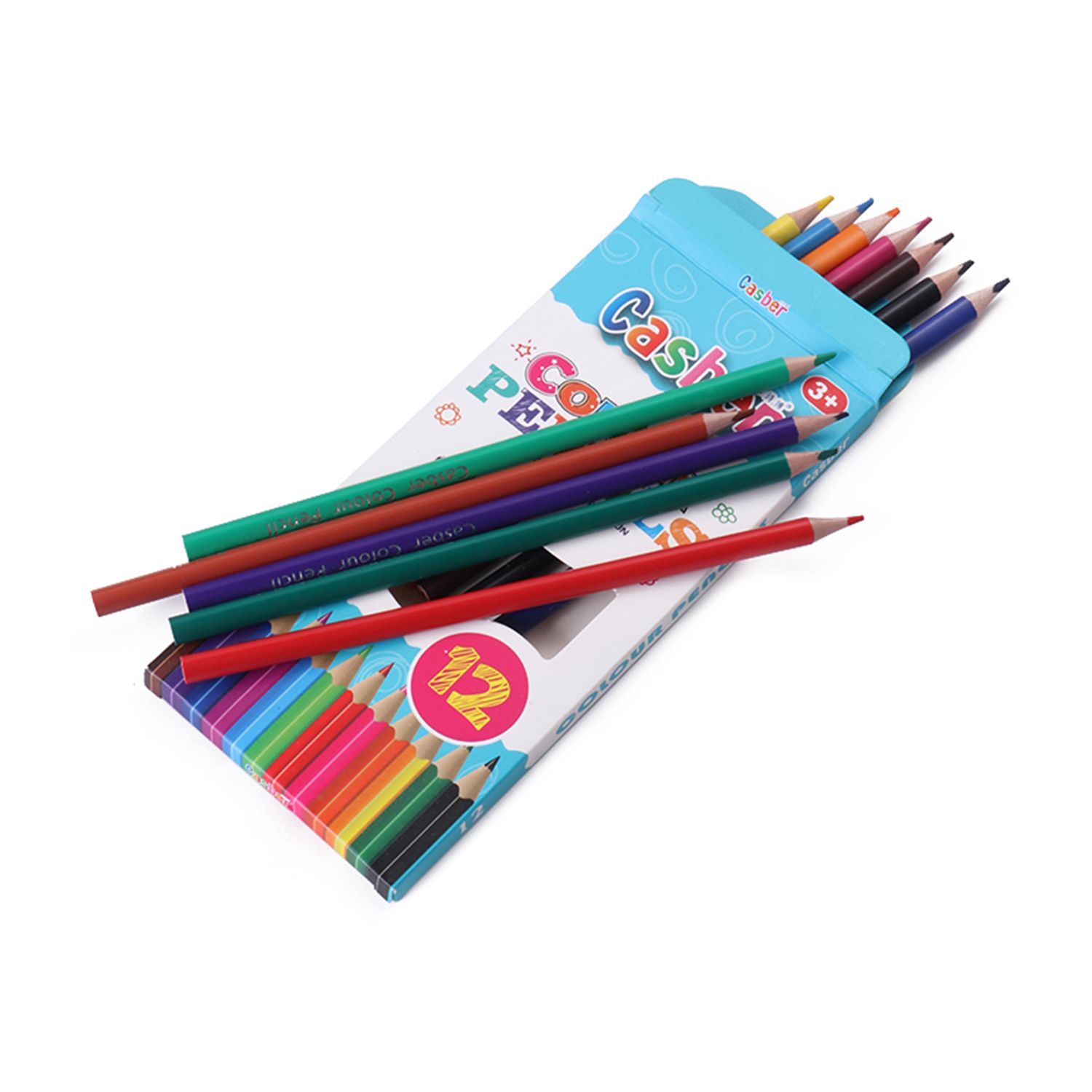 Children draw doodles with colored pencils and art fillers