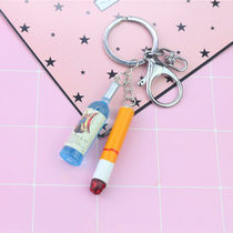 Simulation wine key chain series mix 4