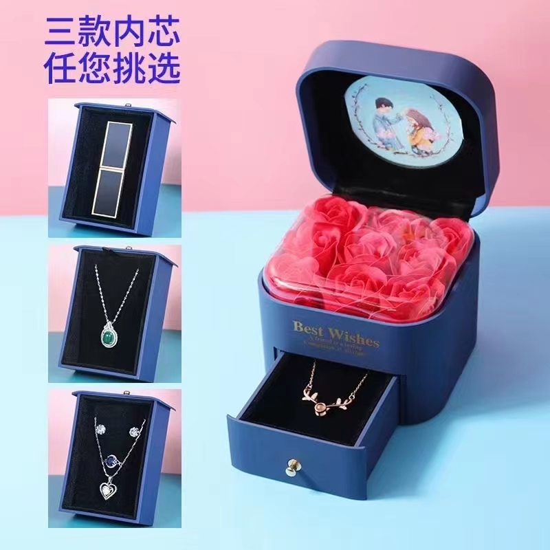 玫瑰盒/情人节包装盒/收纳盒产品图