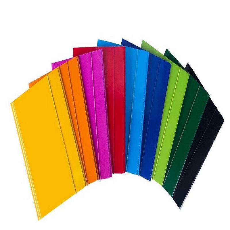 The A5 file folder is black