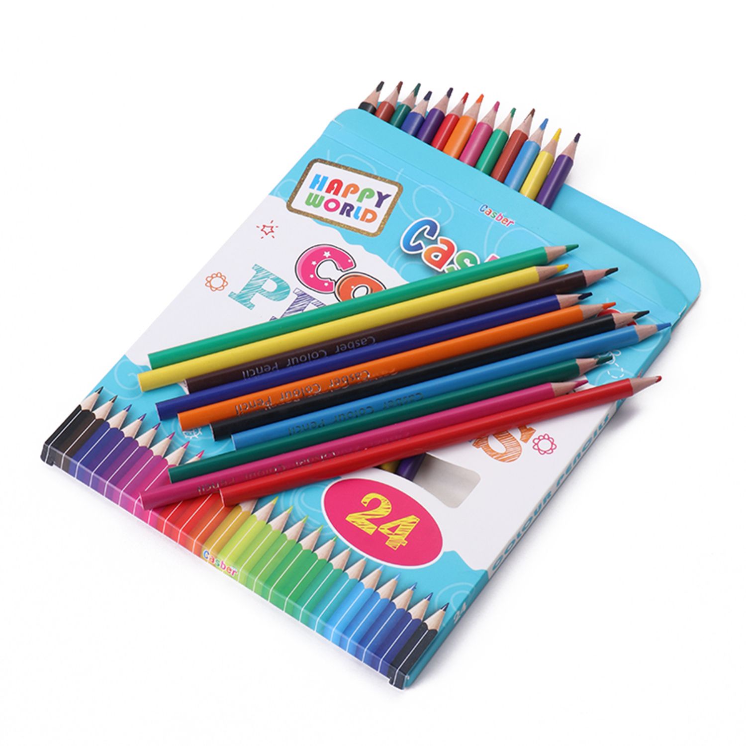 Color box set of 24 color pencil students professional art pencil filling color drawing pen
