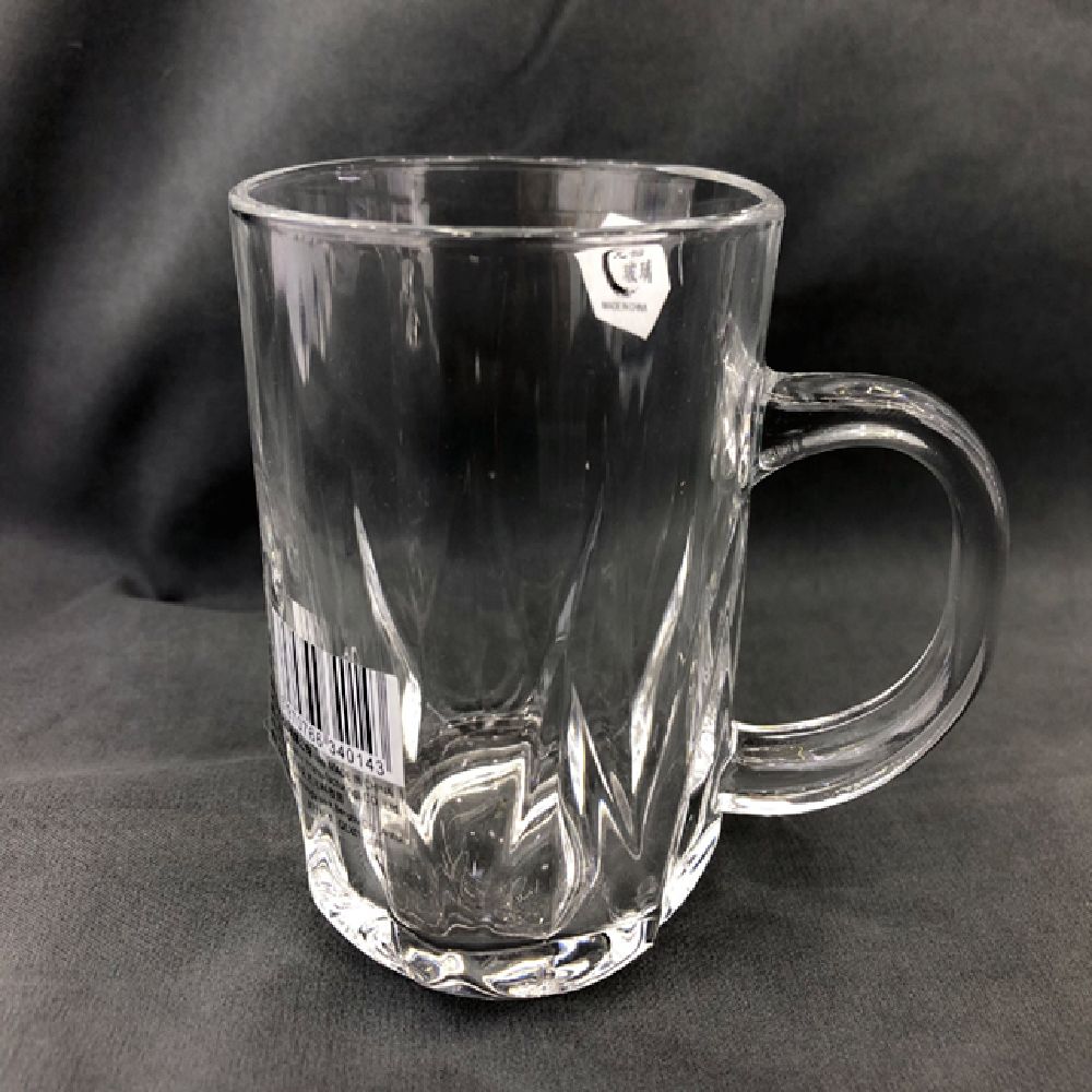 杯子 水晶 玻璃 茶杯 透明杯子 带手把喝水杯