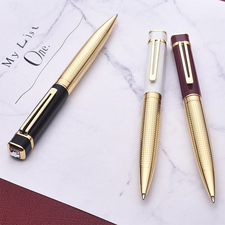 Xinmei Pen Office Bead Pen, Metal signature Ballpoint Pen, high-end luxurious office bead metal signature Oil Pen, Rotating pen
