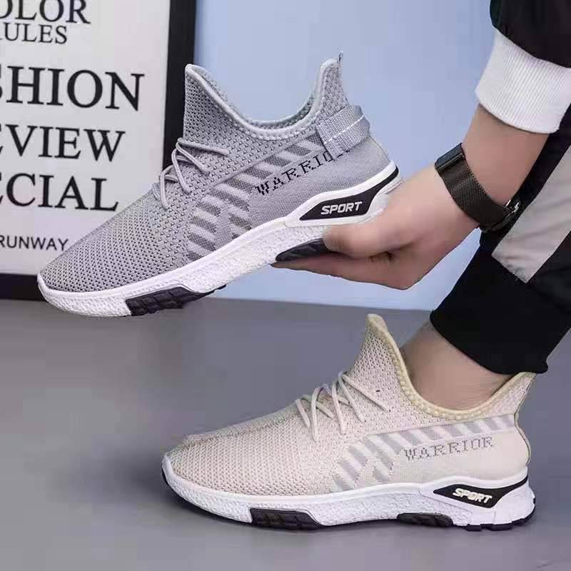 透气潮流飞织休闲运动鞋系带多色减震增高鞋男鞋女鞋板鞋椰子鞋耐穿炫酷防滑鞋44227-1361