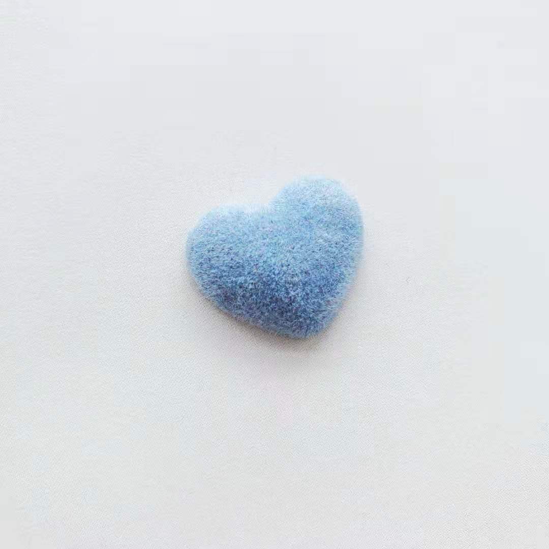 DIY handcrafted jewelry accessories for autumn and winter, plush heart-shaped bead pendants, earrings and earrings materials detail image 10