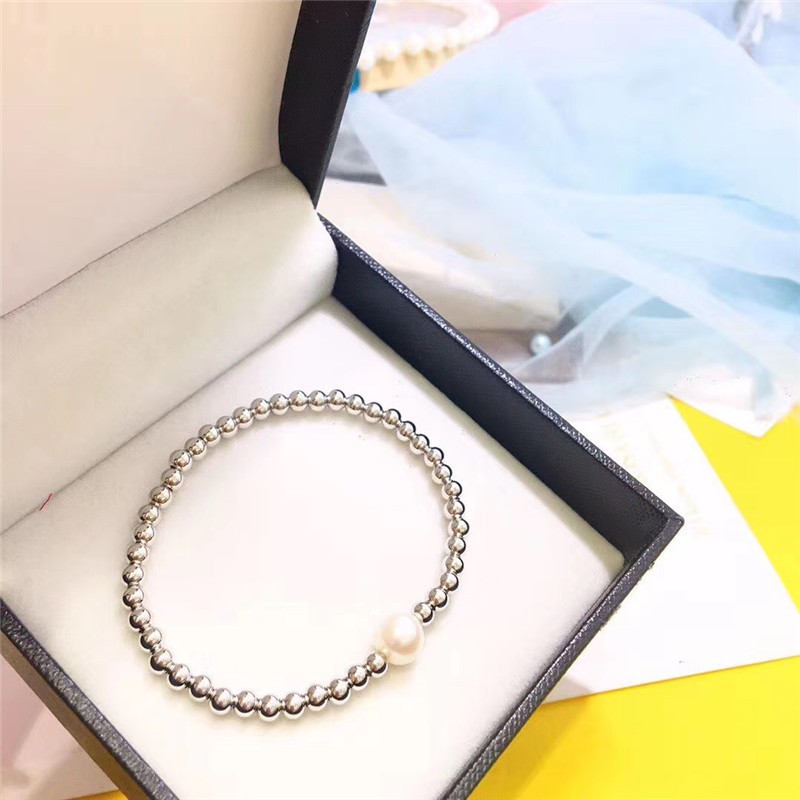 High-End Exquisite Simple Sales 999 Foot Silver Bracelet Specification drawing