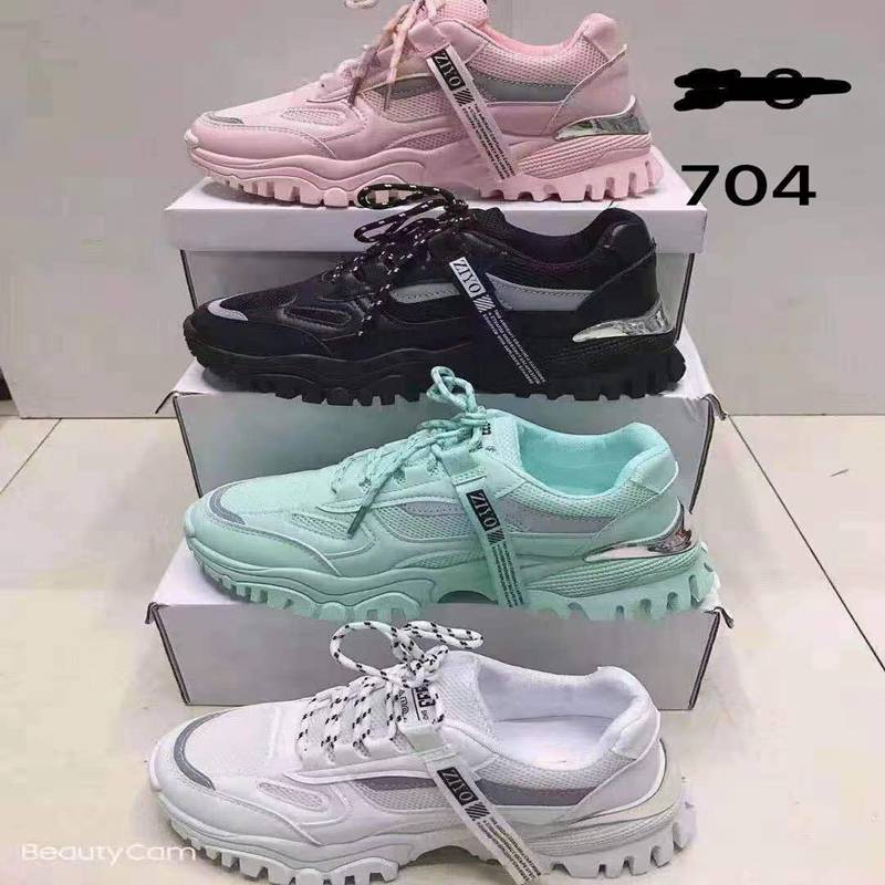 透气潮流飞织休闲运动鞋系带多色减震增高鞋男鞋女鞋板鞋椰子鞋耐穿炫酷防滑鞋44227-22#