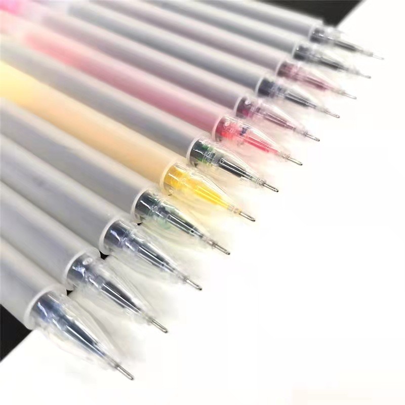 Colored gel pen set, 0.5mm outlining pen, student notebook pen, key point marking pen pic 5