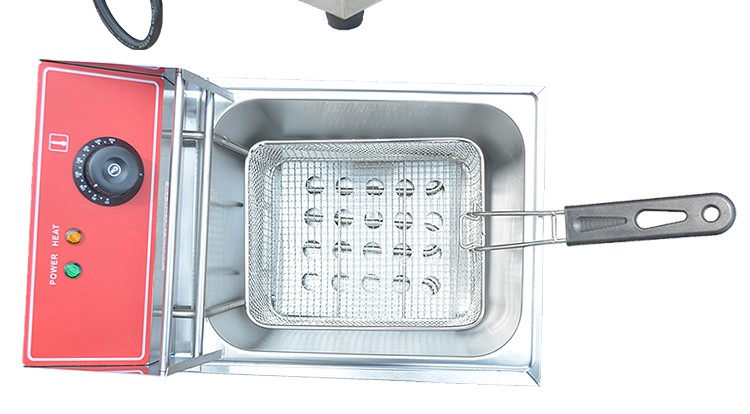 单缸单筛电炸炉FY-88商用煎炸鍋油炸炉炸鸡翅鸡腿炸薯条设备详情图9