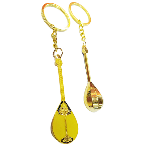 Instrument alloy key ring guitar violin series mix 4